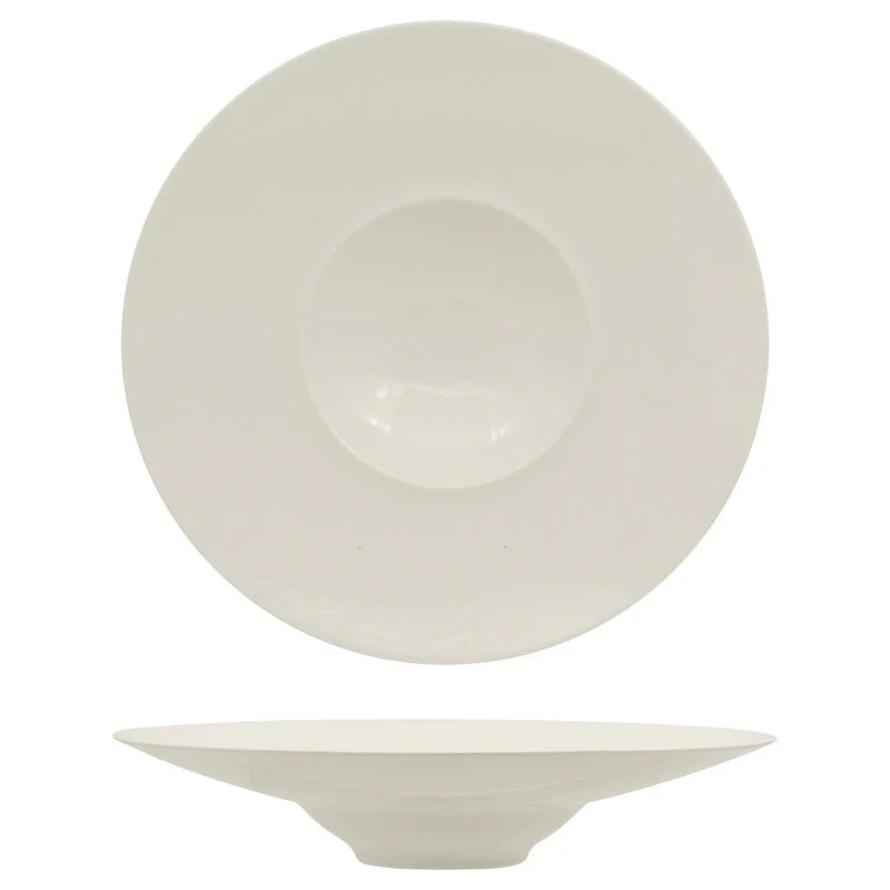 28 cm - Prime Piatto Pasta In Porcellana - Set 6 Pz
