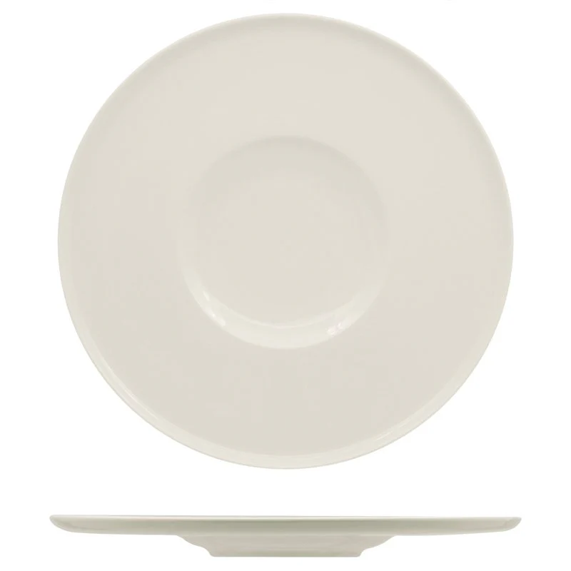 28 cm - Privilege Piatto Fondo In Porcellana - Set 6 Pz