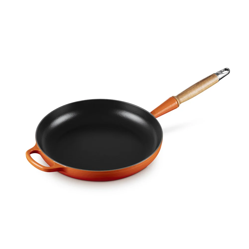 28 cm - Evolution Padella Bassa In Ghisa Vetrificata Con Manico In Legno - Image 24