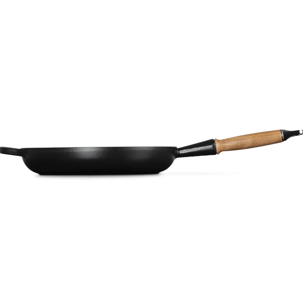 28 cm - Evolution Padella Bassa In Ghisa Vetrificata Con Manico In Legno - Image 3
