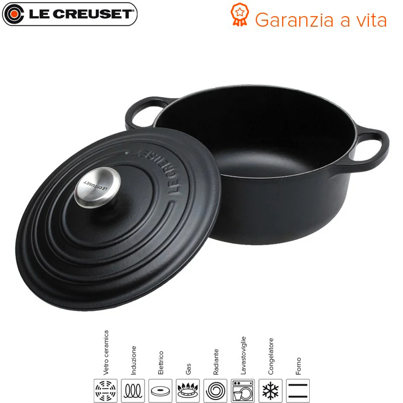 28 cm - Cocotte Evolution Casseruola Rotonda In Ghisa - Image 3
