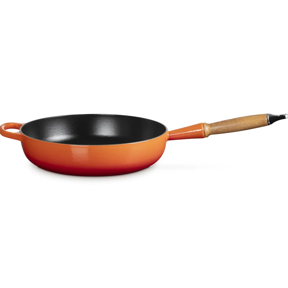 28 cm - Evolution Padella Alta In Ghisa Con Manico In Legno - Image 12