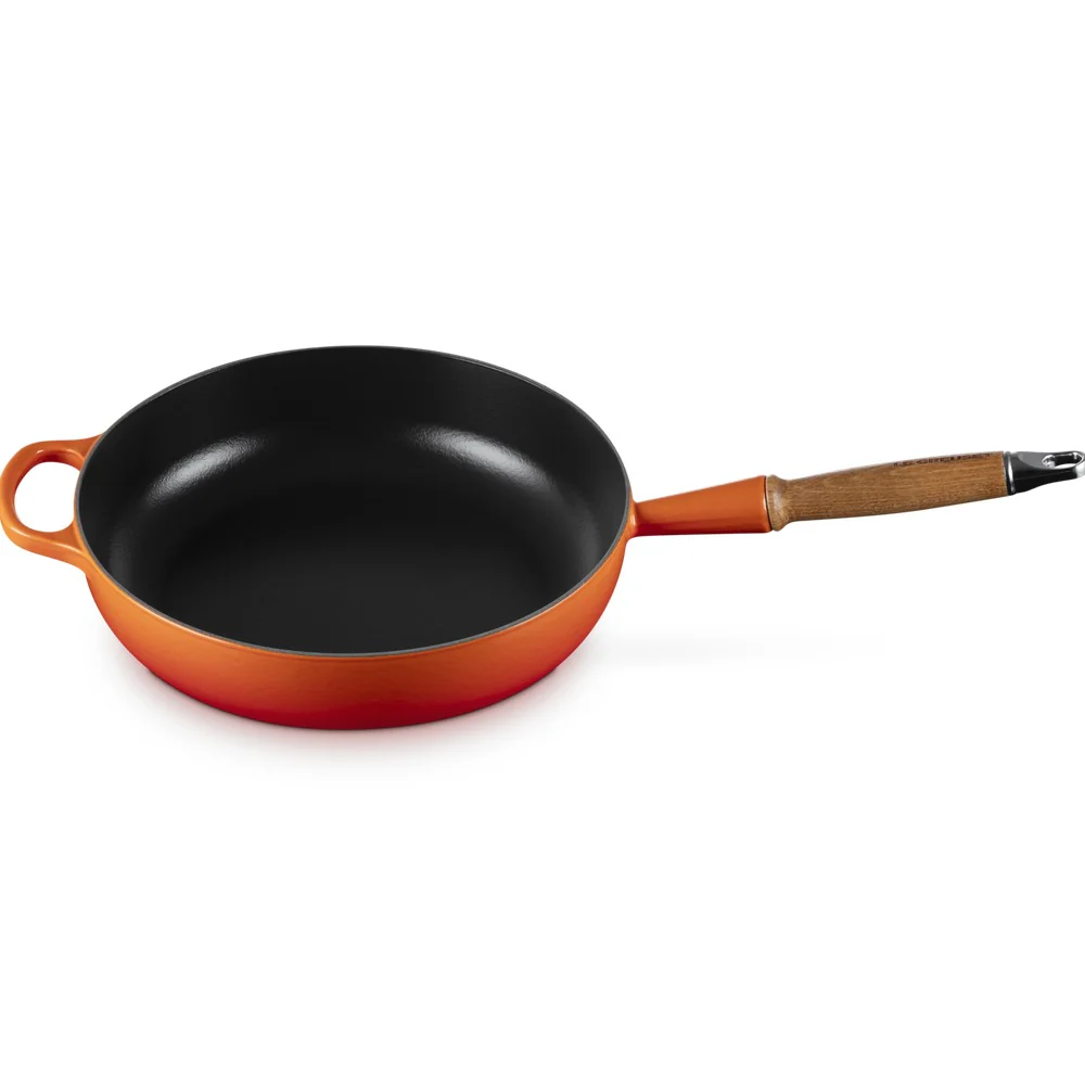 28 cm - Evolution Padella Alta In Ghisa Con Manico In Legno - Image 13