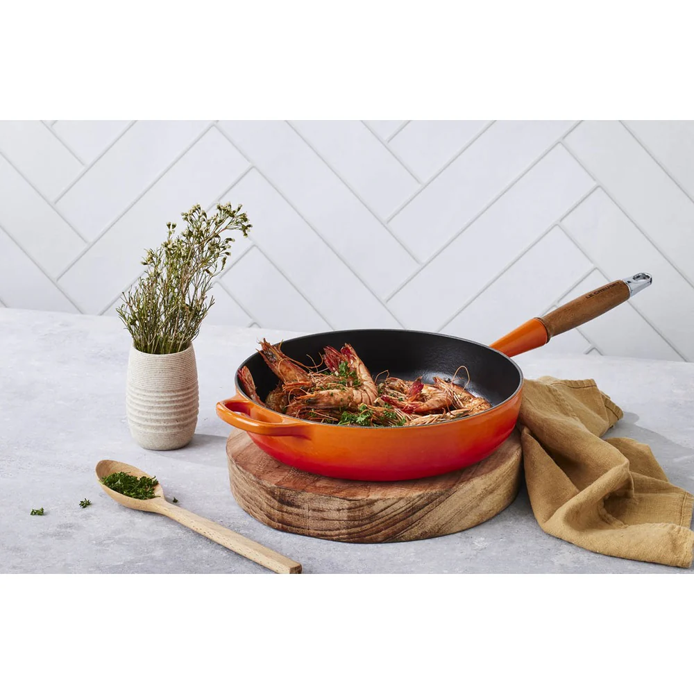 28 cm - Evolution Padella Alta In Ghisa Con Manico In Legno - Image 28