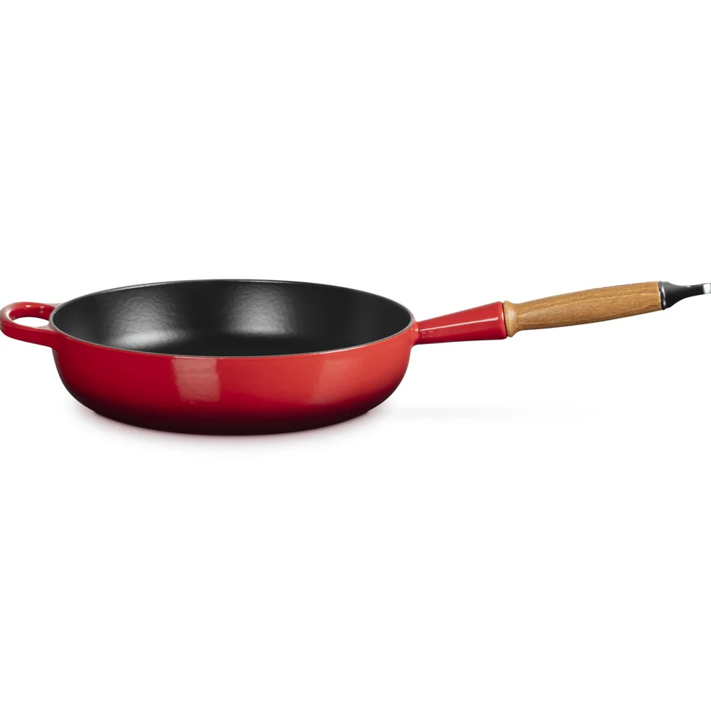 28 cm - Evolution Padella Alta In Ghisa Con Manico In Legno - Image 6