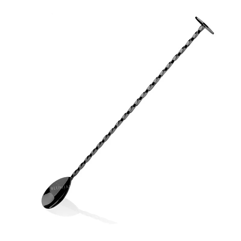 28 cm - Muddler Bar Spoon Cucchiaio Miscelatore In Acciaio Inox - Image 3