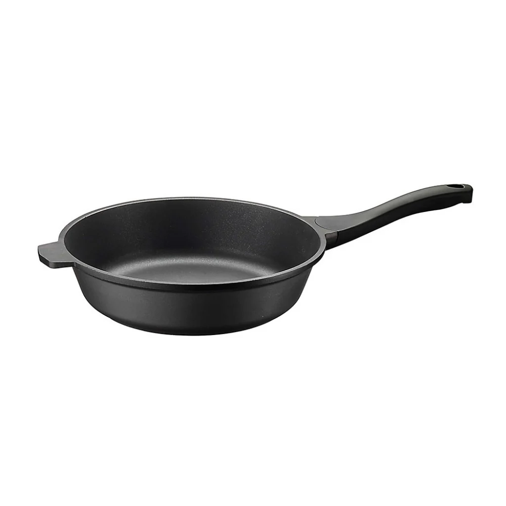 28 cm - Pro Padella Alta Con Manico In Alluminio Antiaderente
