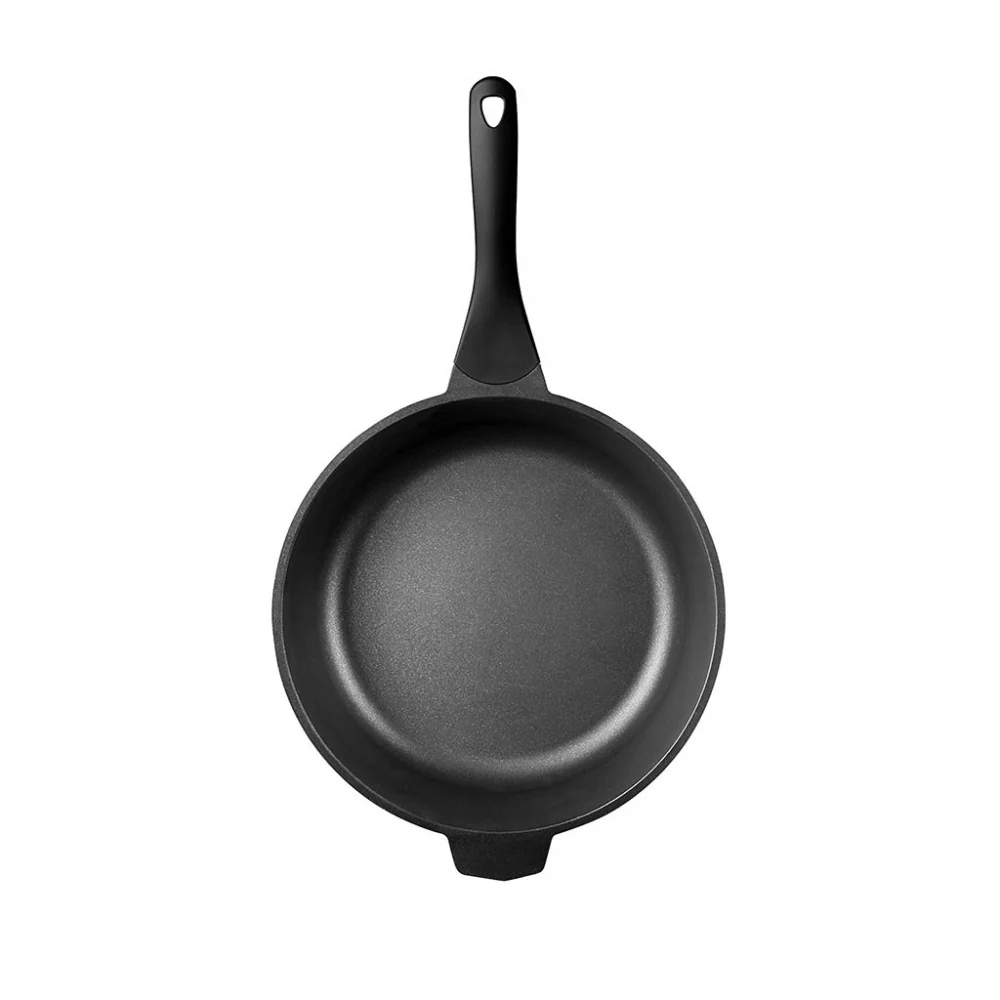 28 cm - Pro Padella Alta Con Manico In Alluminio Antiaderente - Image 2