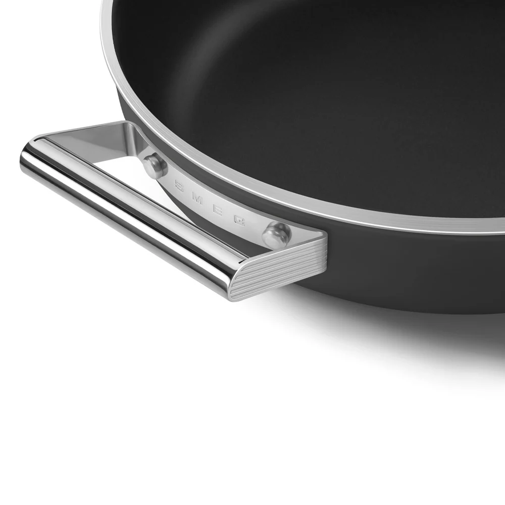 28 cm - Cookware Tegame Basso Antiaderente Ceramico In Alluminio Con Coperchio - Image 11