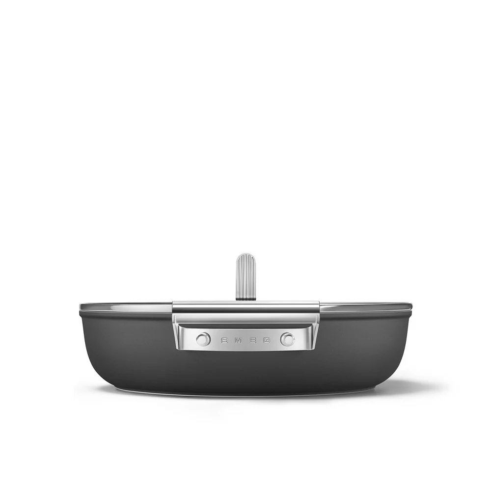 28 cm - Cookware Tegame Basso Antiaderente Ceramico In Alluminio Con Coperchio - Image 9