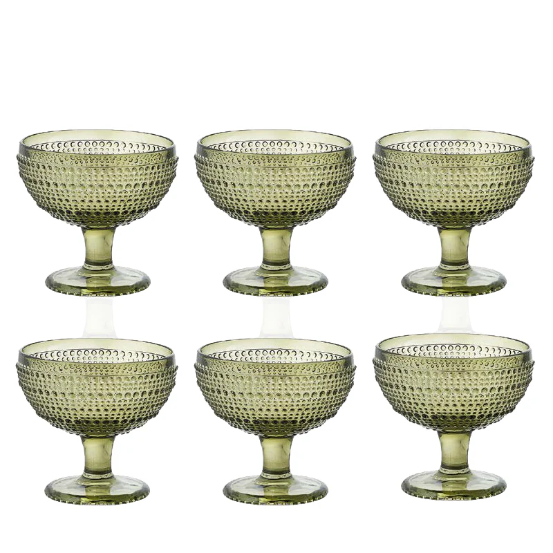 29 cl - Diamante Coppa Dessert in Vetro - Set 6 Pezzi - Image 3
