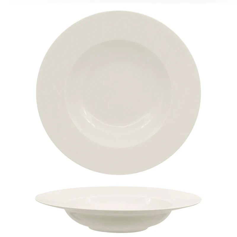 29 cm - Privilege Piatto Pasta In Porcellana - Set 6 Pz
