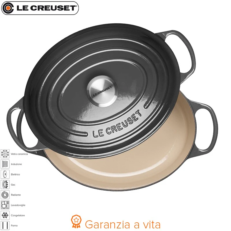 29 cm - Cocotte Evolution Casseruola Ovale In Ghisa - Image 3