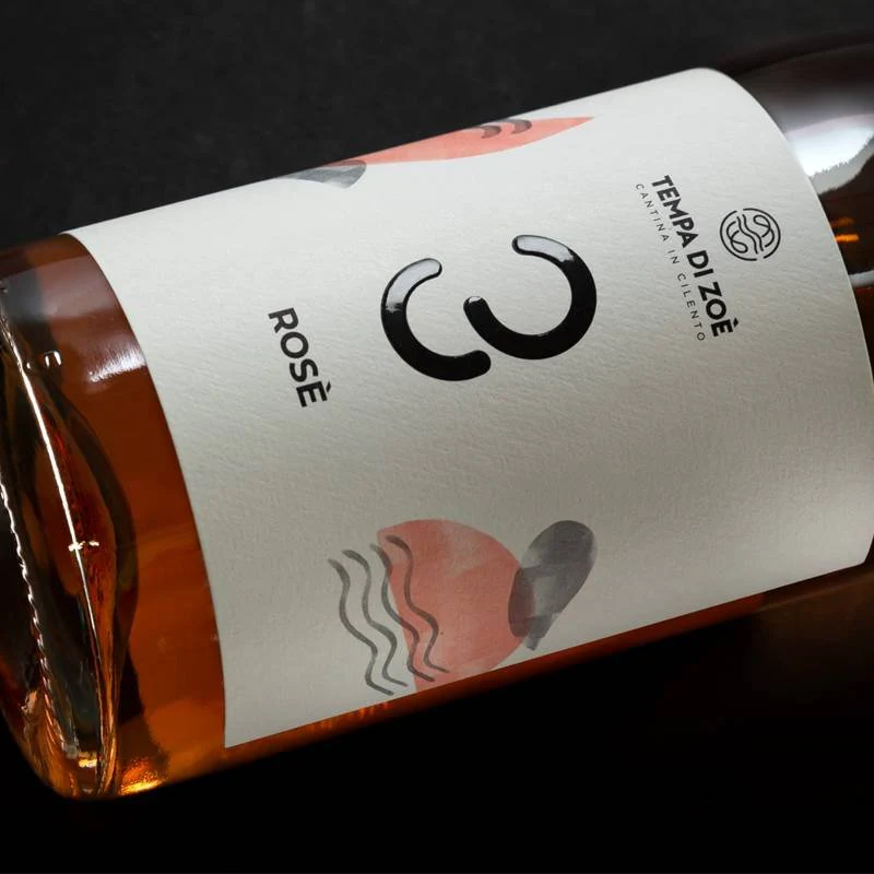 3 Rosè Paestum IGP 2022 Cantina Tempa Di Zoè - Image 2