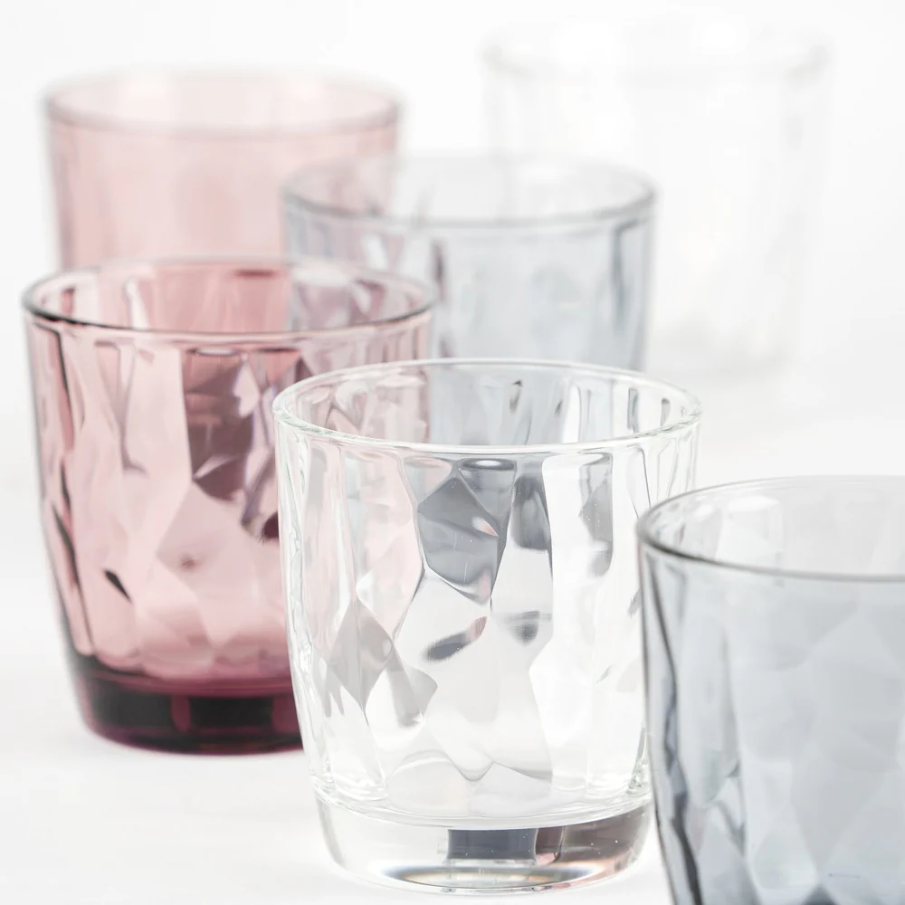 30.5 cl - Diamond Bicchiere Acqua in Vetro - Set 6 Pezzi - Image 15