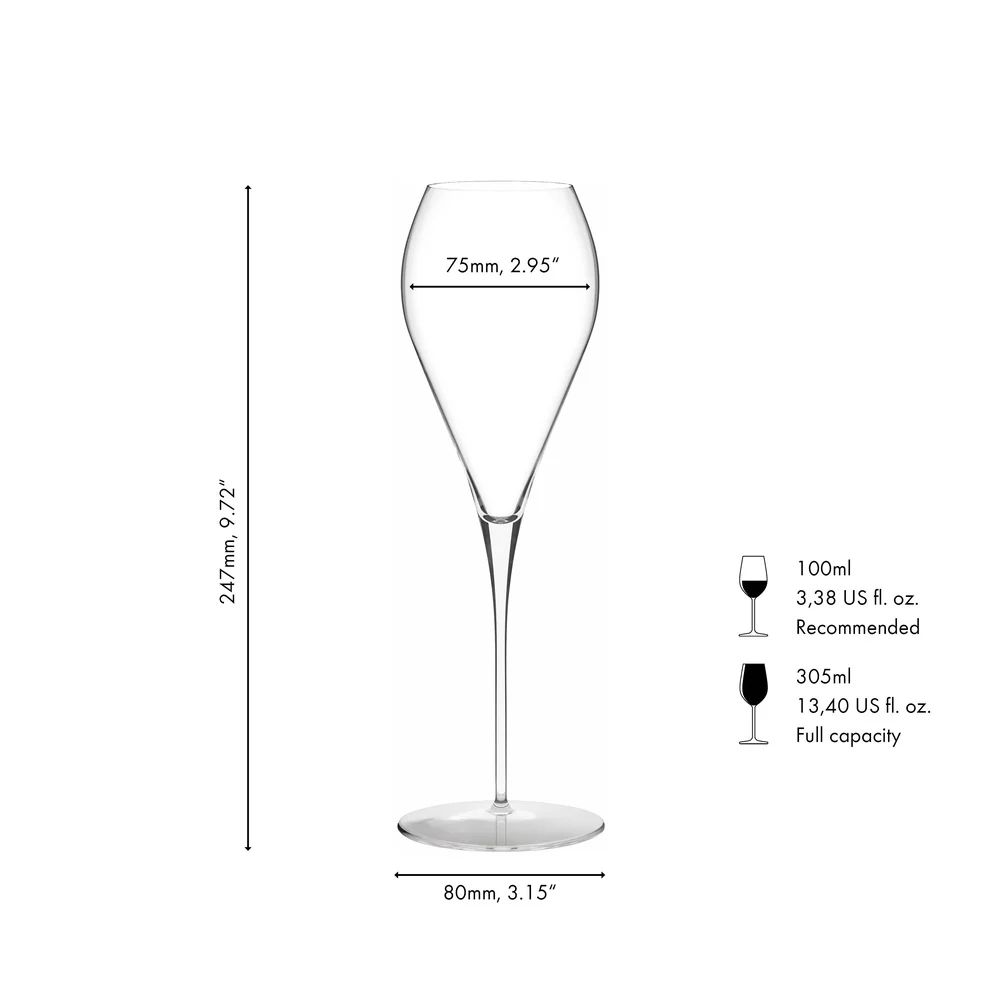 30.5 cl - Bellorotondo Calice Vino Champagne In Vetro - Image 3