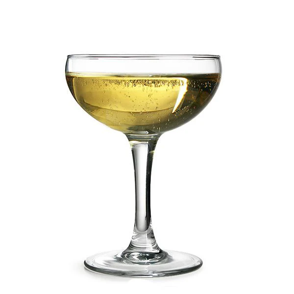 30 cl - Elegance Coppa Champagne in Vetro - Set 12 Pezzi