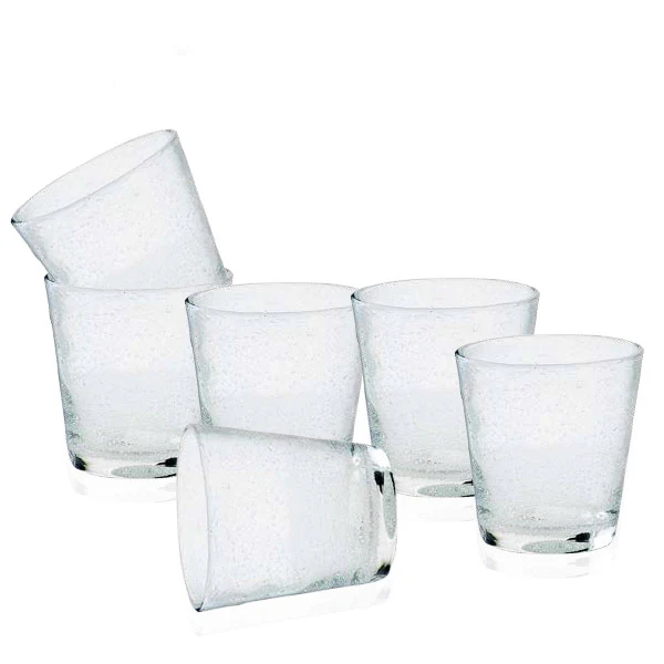 30 cl - Bollicine Bicchiere Acqua in Vetro - Set 6 Pezzi - Image 12