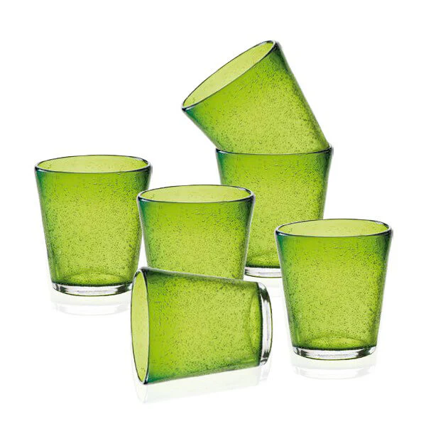 30 cl - Bollicine Bicchiere Acqua in Vetro - Set 6 Pezzi - Image 3