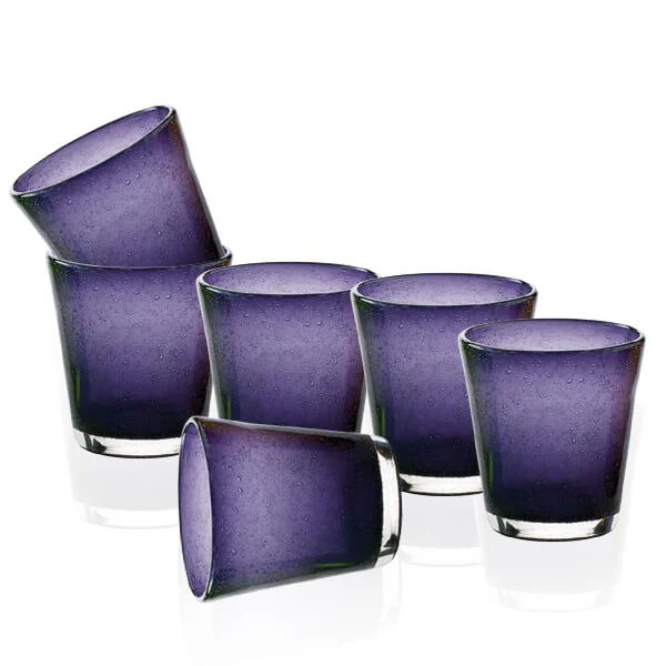 30 cl - Bollicine Bicchiere Acqua in Vetro - Set 6 Pezzi - Image 4