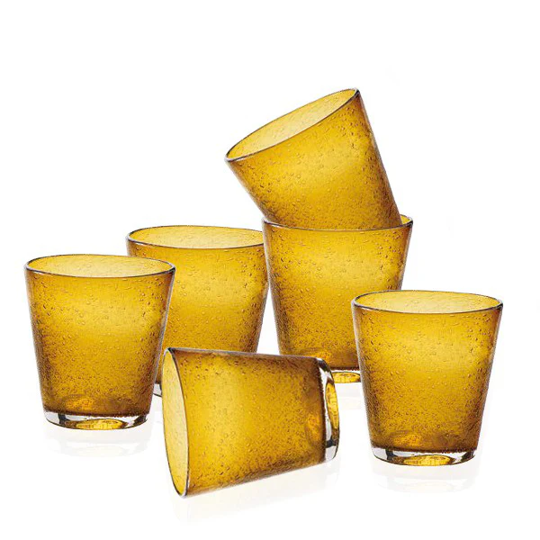 30 cl - Bollicine Bicchiere Acqua in Vetro - Set 6 Pezzi - Image 5