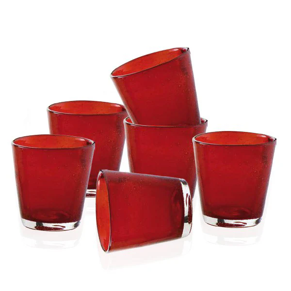 30 cl - Bollicine Bicchiere Acqua in Vetro - Set 6 Pezzi - Image 6