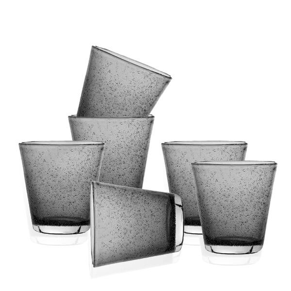 30 cl - Bollicine Bicchiere Acqua in Vetro - Set 6 Pezzi - Image 8