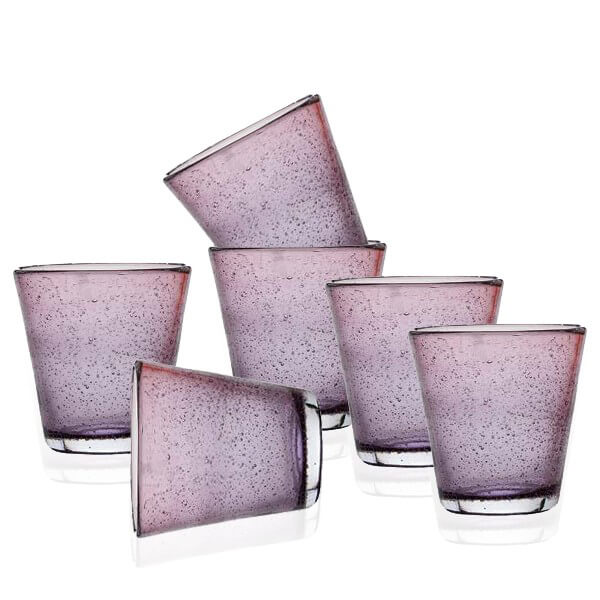 30 cl - Bollicine Bicchiere Acqua in Vetro - Set 6 Pezzi - Image 9