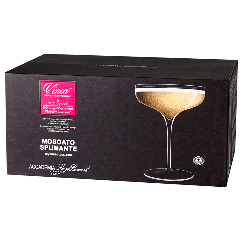 30 cl - Vinea Calice Flute in Vetro - Set 6 Pezzi - Image 4