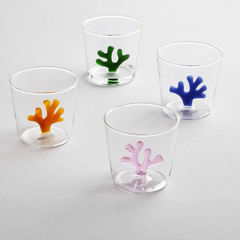 30 cl - Coral Reef Bicchiere Acqua Corallo in Vetro Borosilicato - Image 18