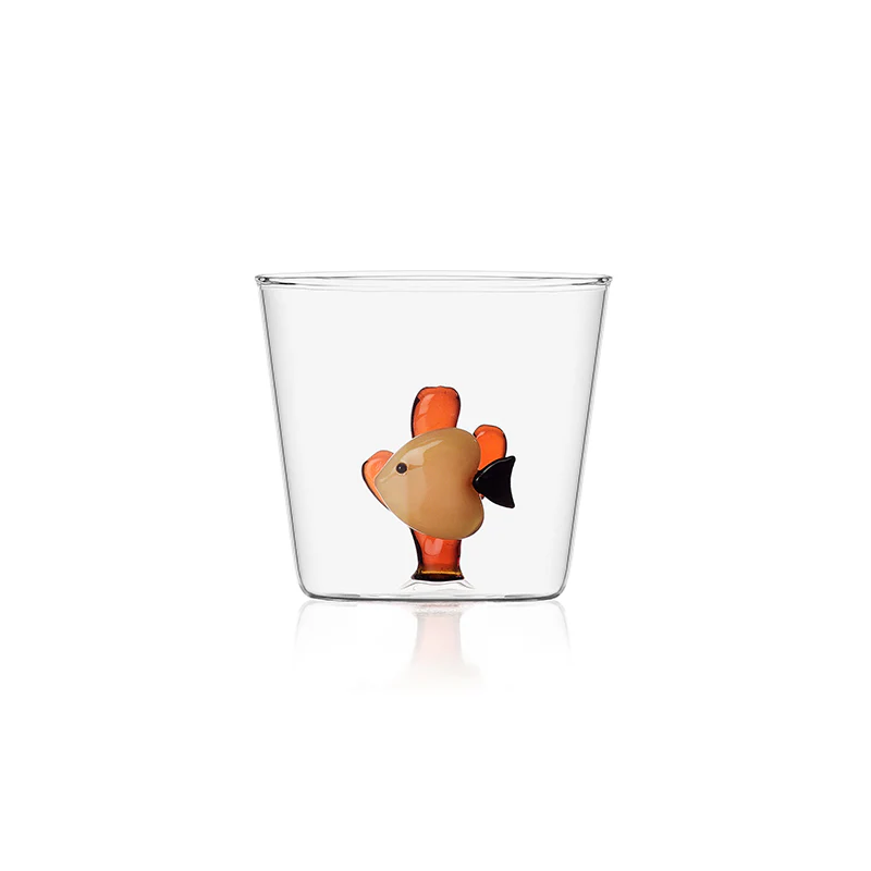 30 cl - Marine Garden Bicchiere Acqua Pesci Con Alghe in Vetro Borosilicato - Set 6 Pezzi - Image 6