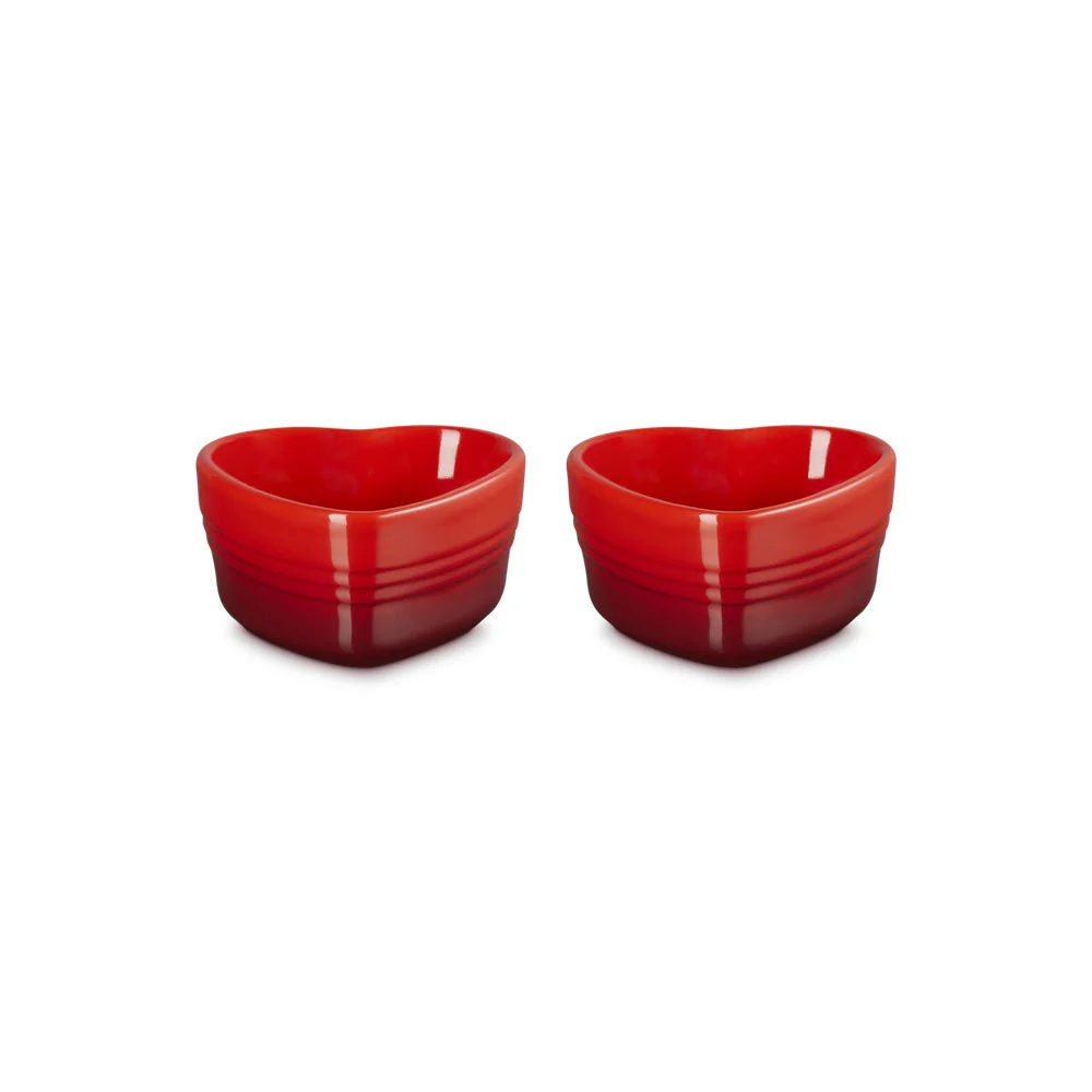 30 cl - Cuore Ramequin In Gres Vetrificato Set 2 Pz - Image 2
