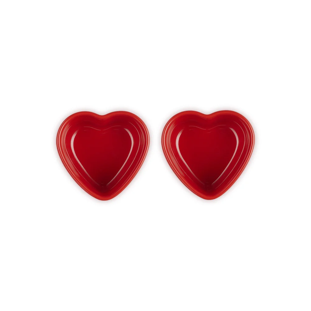 30 cl - Cuore Ramequin In Gres Vetrificato Set 2 Pz - Image 4