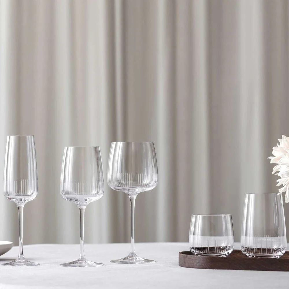 30 cl - Afina Bicchiere Cocktail Long Drink In Vetro Set 4 Pz - Image 3