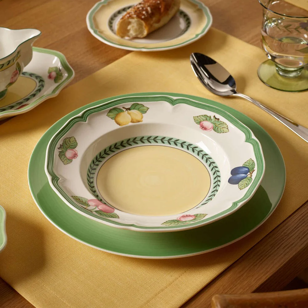 30 cl - French Garden Fleurence Piatto Fondo In Porcellana Premium - Set 6 Pz - Image 2