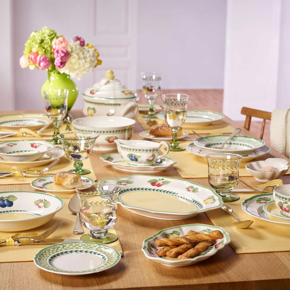 30 cl - French Garden Fleurence Piatto Fondo In Porcellana Premium - Set 6 Pz - Image 3
