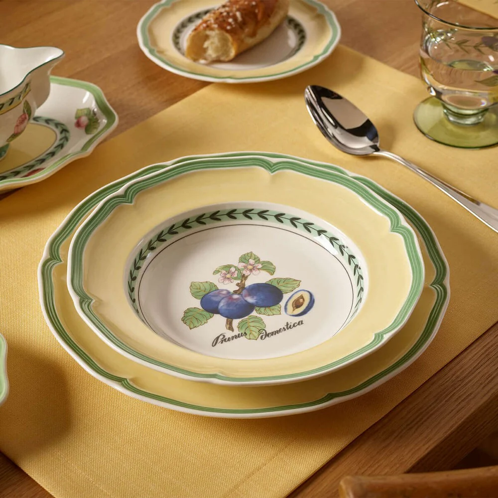 30 cl - French Garden Valence Piatto Fondo In Porcellana Premium - Set 6 Pz - Image 2