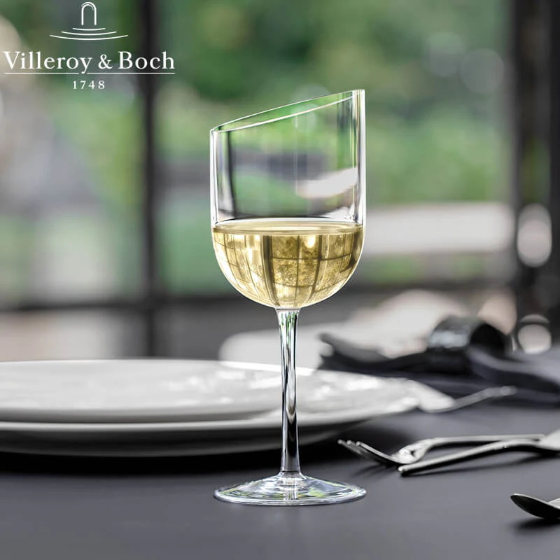 30 cl - NewMoon Calice Vino Bianco in Vetro - Set 4 Pezzi - Image 2