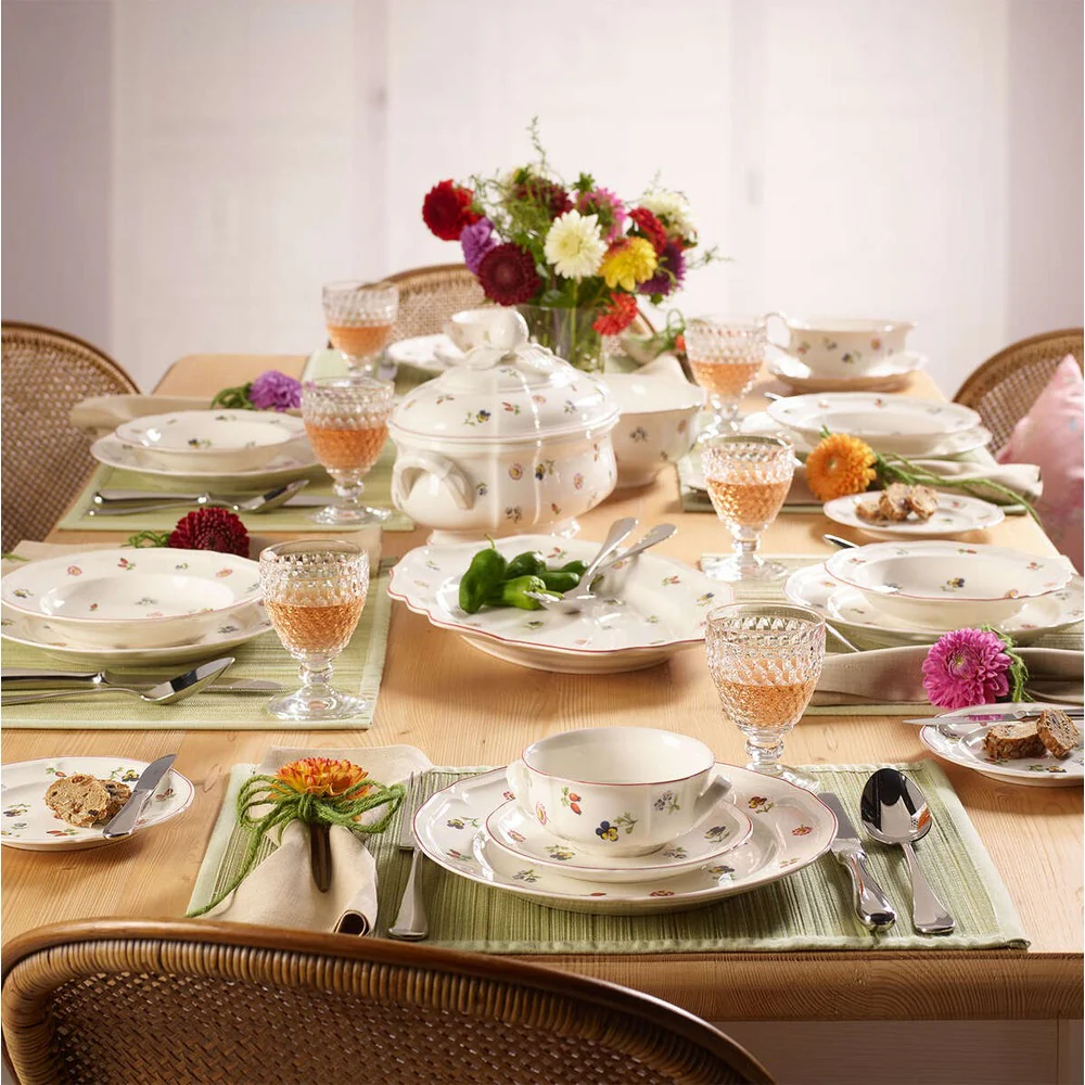 30 cl - Petite Fleur Piatto Fondo In Porcellana Premium - Set 6 Pz - Image 5