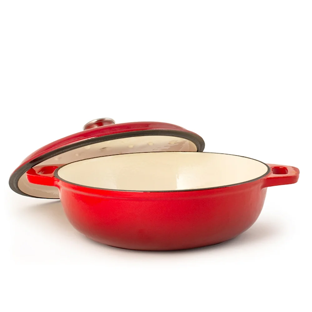 30 cm - Ghisa Casseruola Rotonda Con Coperchio In Ghisa - Image 2