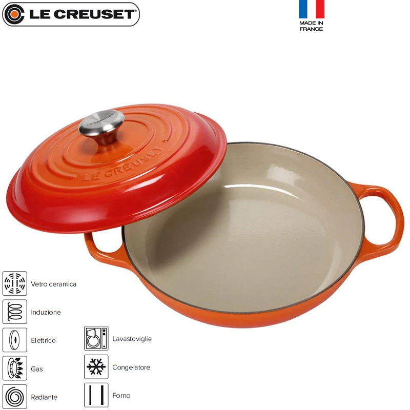 30 cm - Cocotte Evolution Tegame Basso Rotondo In Ghisa - Image 4