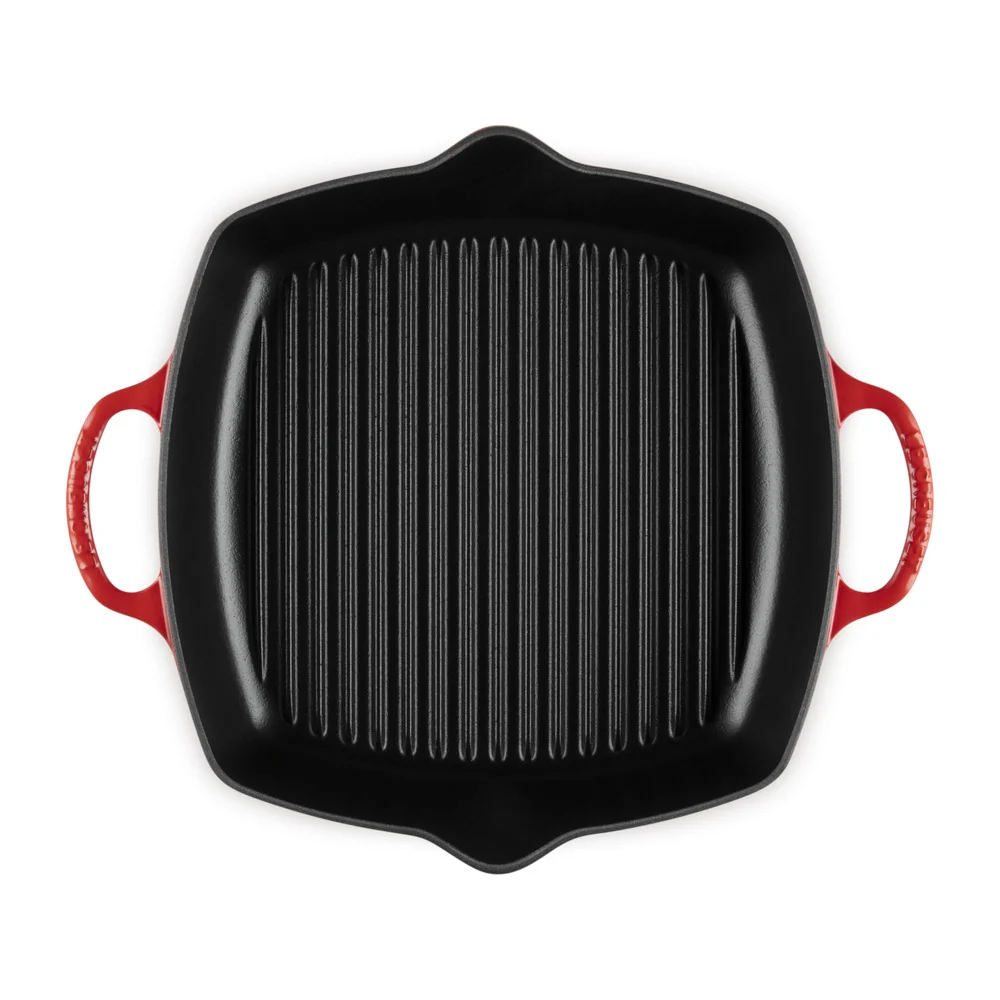 30 cm - Evolution Grill Bistecchiera Quadrato Profondo In Ghisa Vetrificata - Image 8