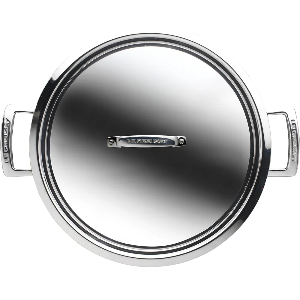 30 cm - Inox Essential Tegame Basso Con Coperchio In Acciaio Inox - Image 3