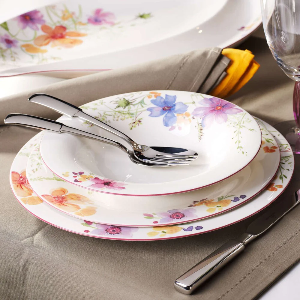 30 cm - Mariefleur Basic Piatto Presentazione Gourmet In Porcellana Premium - Image 2