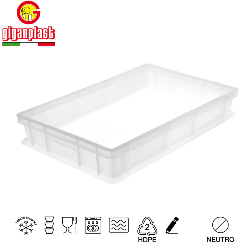 30 x 40 x H10 cm - Cassetta Portaimpasto Rettangolare In Plastica - Image 2