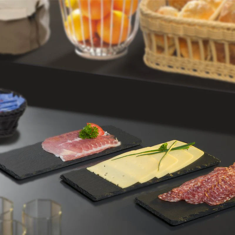 30x12 cm - Piatto Presentazione Rettangolare In Ardesia - Image 2