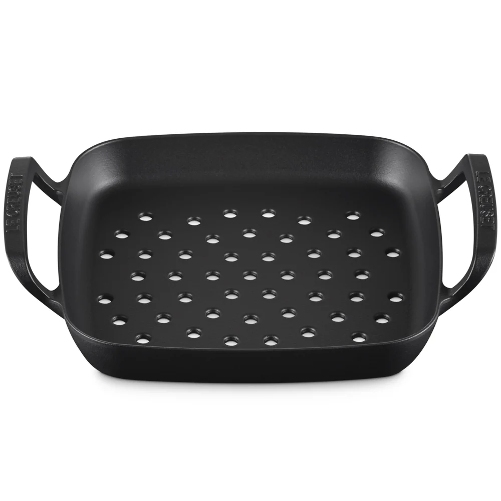 30x30 cm - BBQ Outdoor Grill Quadrato Forato In Ghisa - Image 2