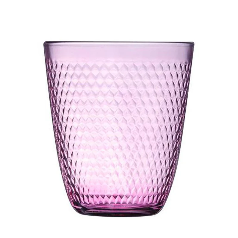 31 cl - Pampille Bicchiere Acqua In Rilievo in Vetro - Set 6 Pezzi