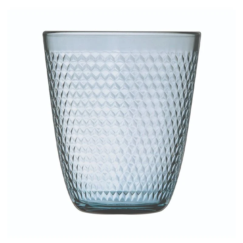 31 cl - Pampille Bicchiere Acqua In Rilievo in Vetro - Set 6 Pezzi - Image 3