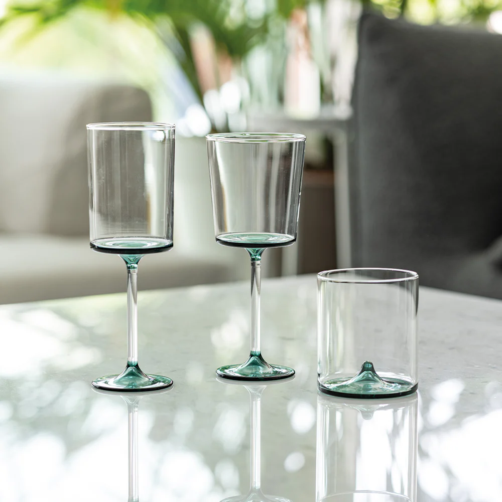 31 cl - Discobolo Calice Vino Bianco In Vetro Set 4 Pz - Image 3